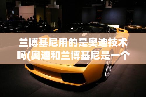 兰博基尼用的是奥迪技术吗(奥迪和兰博基尼是一个公司的吗)