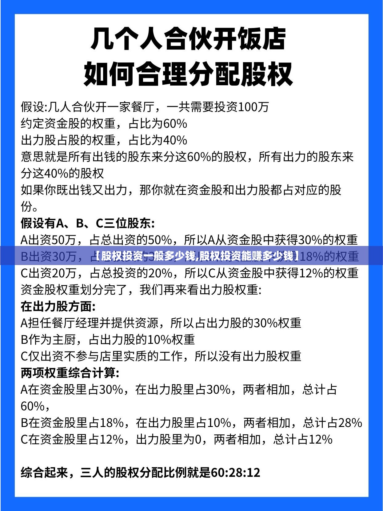 【股权投资一般多少钱,股权投资能赚多少钱】 【股权投资一般多少钱,股权投资能赚多少钱】