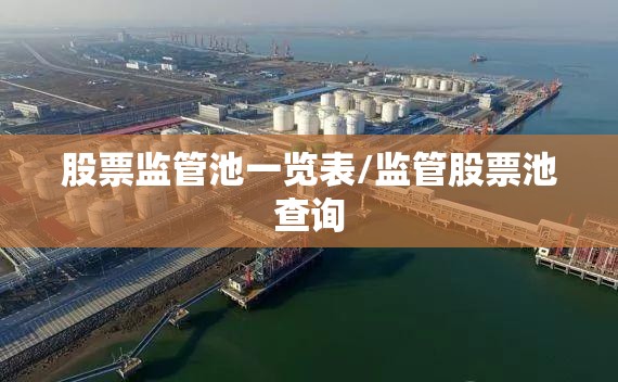 股票监管池一览表/监管股票池查询
