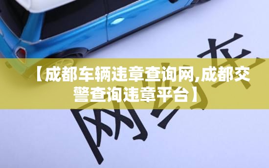 【成都车辆违章查询网,成都交警查询违章平台】