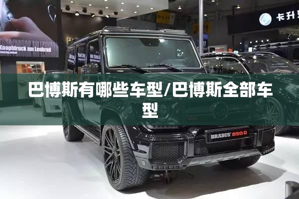 巴博斯有哪些车型/巴博斯全部车型