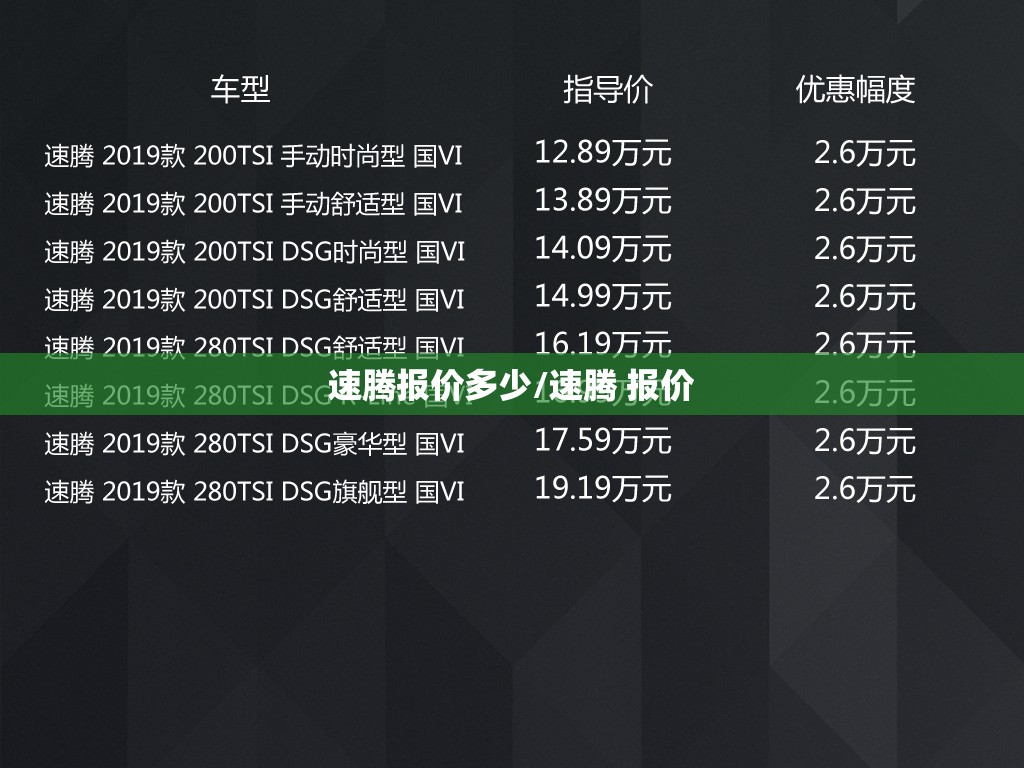 速腾报价多少/速腾 报价