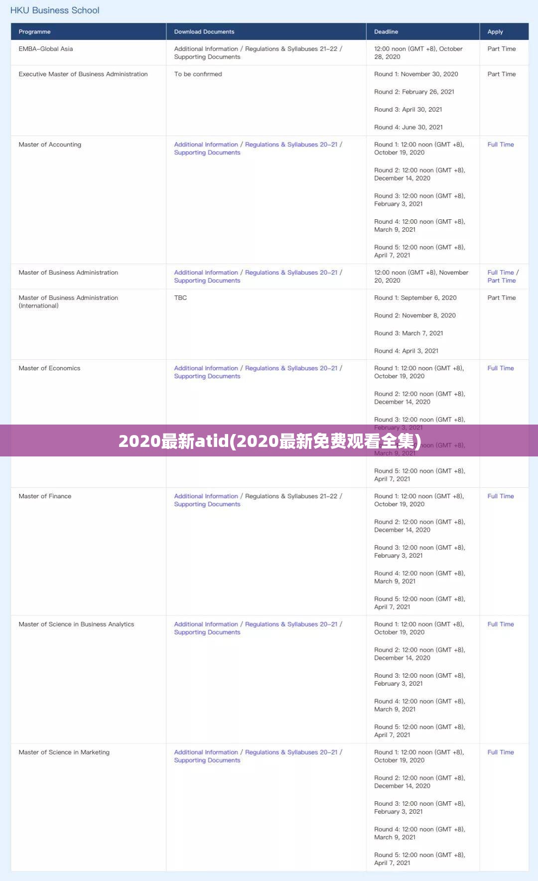 2020最新atid(2020最新免费观看全集)