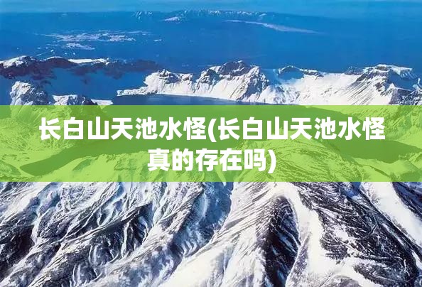 长白山天池水怪(长白山天池水怪真的存在吗)