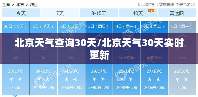 北京天气查询30天/北京天气30天实时更新 北京天气查询30天/北京天气30天实时更新