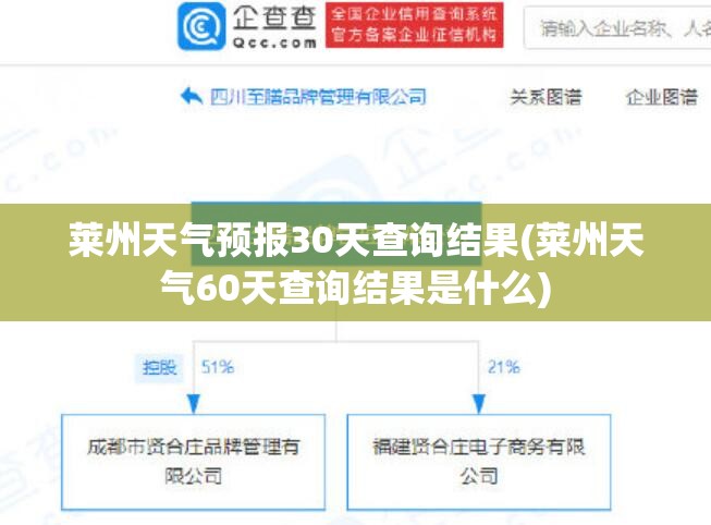 莱州天气预报30天查询结果(莱州天气60天查询结果是什么)