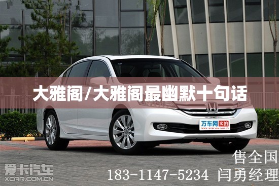 大雅阁/大雅阁最幽默十句话