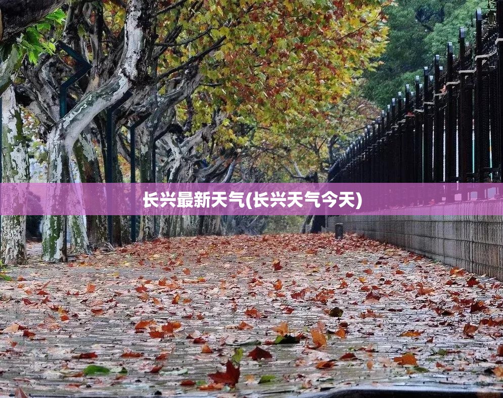 长兴最新天气(长兴天气今天)
