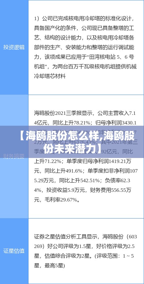 【海鸥股份怎么样,海鸥股份未来潜力】 【海鸥股份怎么样,海鸥股份未来潜力】